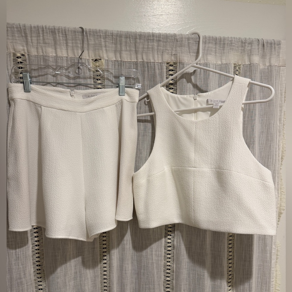 Black Halo White Sanibel 2 Piece Set